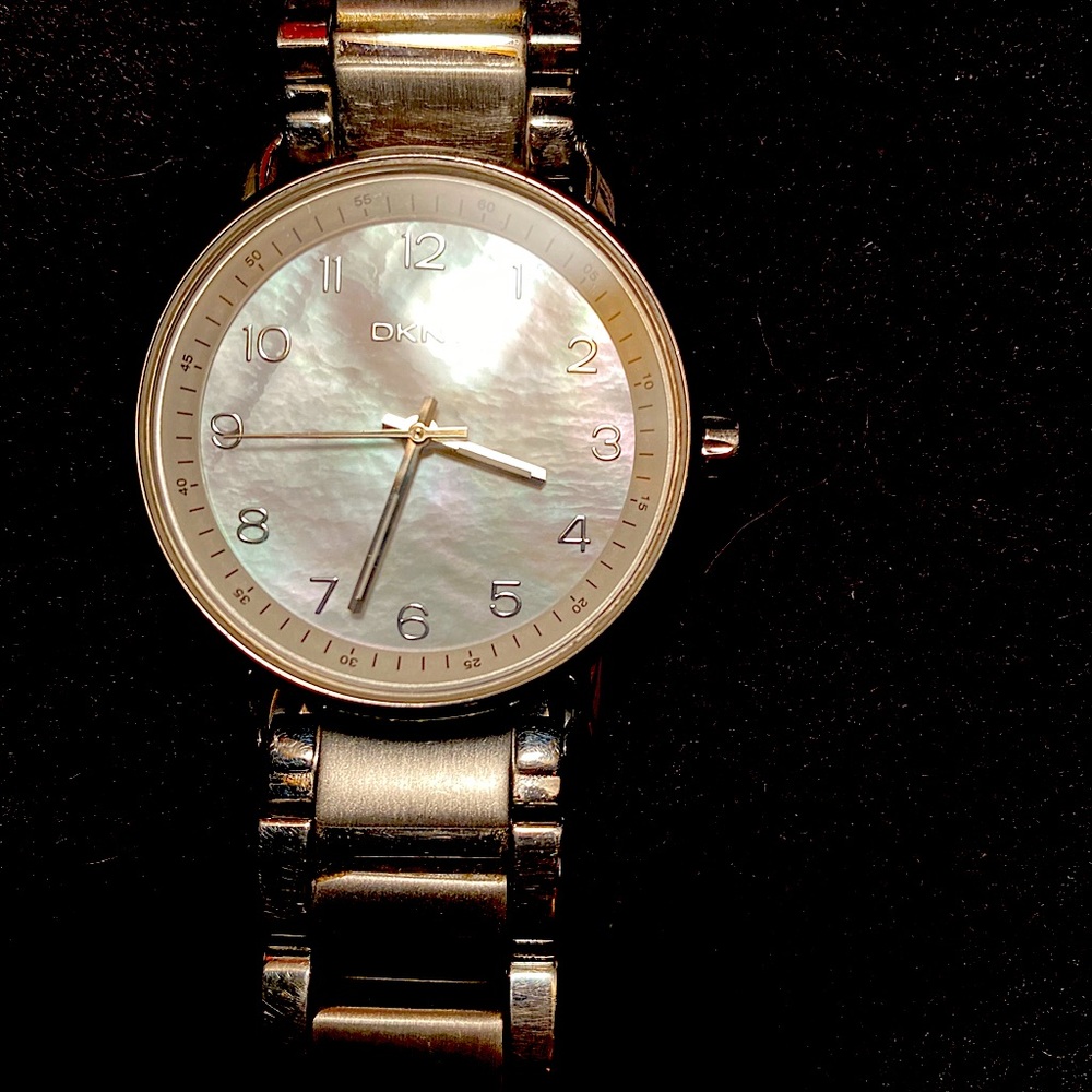 Donna Karan Silver Watch